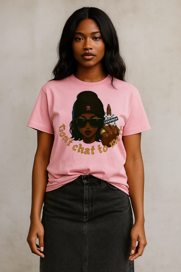 Don't chat T-shirt Gyaldem- Expresso
