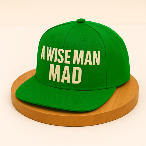 A Wise Man Mad - Kelly Green crown limited edition Snapback