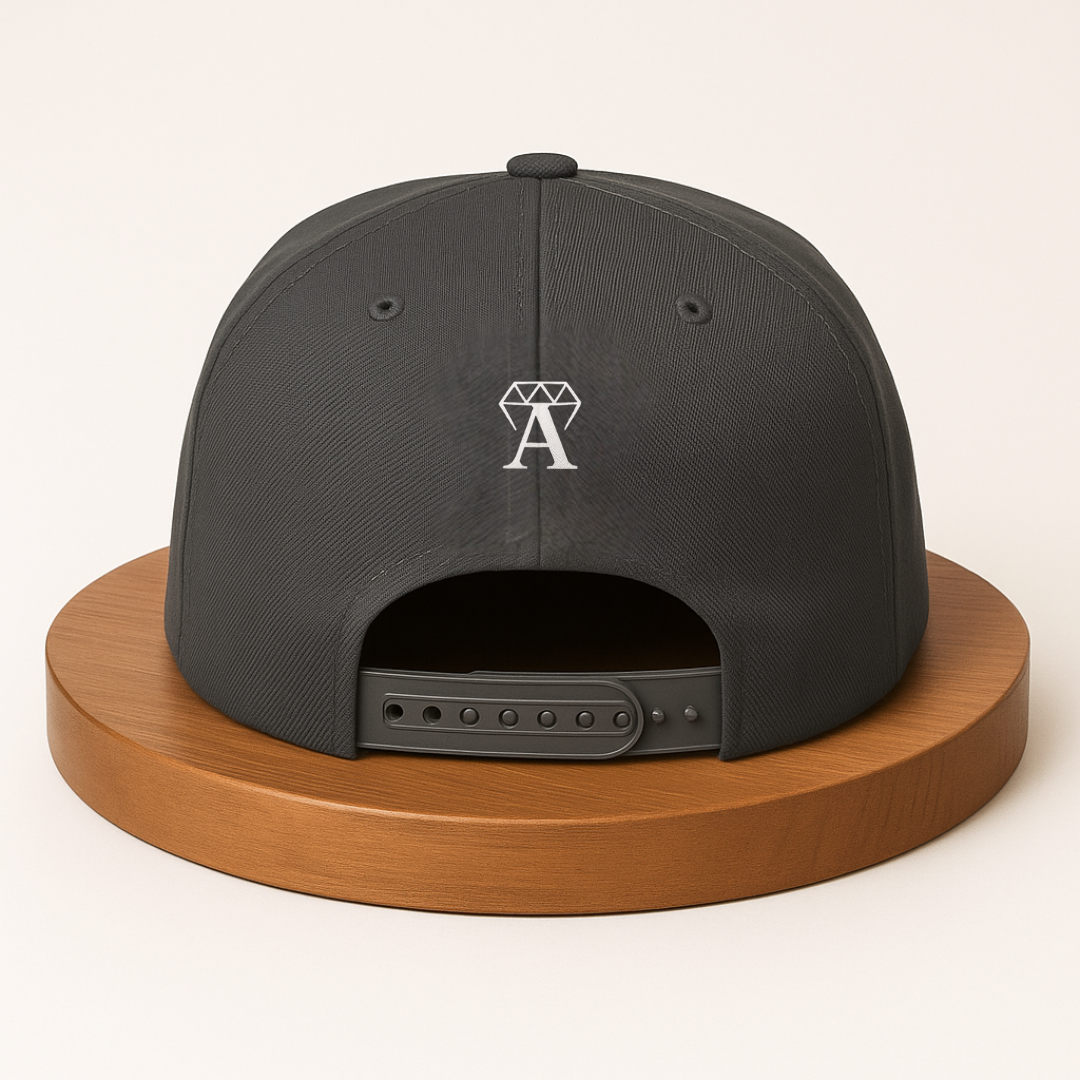 A Wise Man Mad Snapback Hat – Premium Gray Wool Blend Limited Edition Snapback